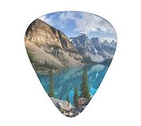 Selección de guitarrasBeautiful Mountains Advanced guitar pick 12 pieces Three thicknesses for bass,electric guitar,acoustic guitar bag