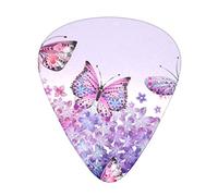 Selección de guitarrasBeautiful Purple Butterfly Art Guitar Picks- Guitar Picks For Acoustic Guitar, Guitar,Bass Guitar For Men Women Professional Guitarist,Musicians And Beginner.