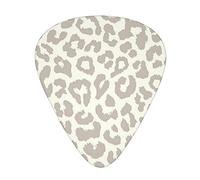 Selección de guitarrasBrown Pattern Leopard Advanced guitar pick 12 pieces Three thicknesses for bass,electric guitar,acoustic guitar bag