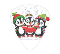 Selección de guitarrasChristmas Penguin Advanced guitar pick 12 pieces Three thicknesses for bass,electric guitar,acoustic guitar bag