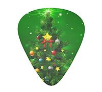 Selección de guitarraschristmas trees Advanced guitar pick 12 pieces Three thicknesses for bass,electric guitar,acoustic guitar bag