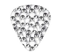 Selección de guitarrasCute Penguins Sketch Advanced guitar pick 12 pieces Three thicknesses for bass,electric guitar,acoustic guitar bag