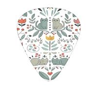 Selección de guitarrasFunny Cats Birds And Flowers Guitar Picks- Guitar Picks For Acoustic Guitar, Guitar,Bass Guitar For Men Women Professional Guitarist,Musicians And Beginner.