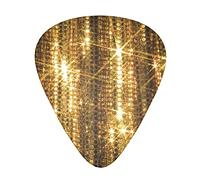 Selección de guitarrasGold Sequin Sparkle Advanced guitar pick 12 pieces Three thicknesses for bass,electric guitar,acoustic guitar bag