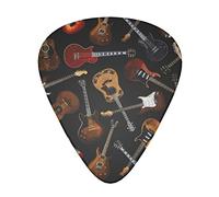 Selección de guitarrasGuitars Advanced guitar pick 12 pieces Three thicknesses for bass,electric guitar,acoustic guitar bag