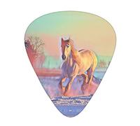 Selección de guitarrasHorse Advanced guitar pick 12 pieces Three thicknesses for bass,electric guitar,acoustic guitar bag
