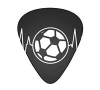 Selección de guitarrasI Love Soccer Advanced guitar pick 12 pieces Three thicknesses for bass,electric guitar,acoustic guitar bag