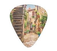 Selección de guitarrasItalian street Advanced guitar pick 12 pieces Three thicknesses for bass,electric guitar,acoustic guitar bag