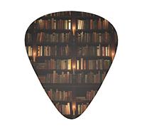 Selección de guitarrasLibrary Bookshelf Book Advanced guitar pick 12 pieces Three thicknesses for bass,electric guitar,acoustic guitar bag