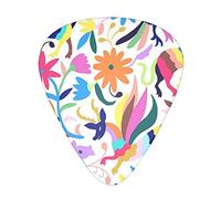 Selección de guitarrasMexican Otomi Animals Advanced guitar pick 12 pieces Three thicknesses for bass,electric guitar,acoustic guitar bag
