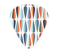 Selección de guitarrasMid Century Modern with Drop Shapes Advanced guitar pick 12 pieces Three thicknesses for bass,electric guitar,acoustic guitar bag
