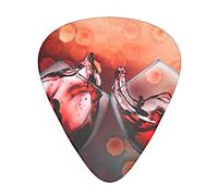 Selección de guitarrasRed Wine Glass Cheers Advanced guitar pick 12 pieces Three thicknesses for bass,electric guitar,acoustic guitar bag