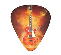 Selección de guitarrasRock Guitar 3 Different Thickness Abstract Art Colorful Celluloid Guitar Pick Plectrums For Bass,Guitar PlayersElectric,Acoustic Guitars Includes 0.46mm,0.71mm,0.96mm