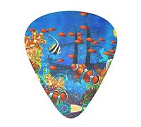 Selección de guitarrasThe Underwater World Tropical Fish Advanced guitar pick 12 pieces Three thicknesses for bass,electric guitar,acoustic guitar bag
