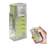 Selección de hilo portátil automática, estuche para selecciones de hilo dental para viaje, estuche para transporte de hilo dental, almacenamiento de 10 selecciones de hilo dental en caja de hilo