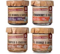 Selección de Mermeladas Variadas - Sabores Únicos: Calabaza y Castaña, Higo Naranja y Anís, Fresa y Chile, Frutas del Bosque y Vainilla. Perfectas para Acompañar Quesos - Pack de 4 x 180g