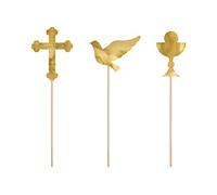 Selección de papelería Varzi desde 1956 - Decoración para tarta dorada