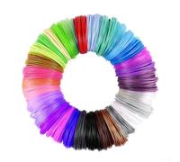 Selección dinámica de colores para recambios de filamento PLA para mentes creativas, incluye 30 tonos diferentes en una longitud conveniente de 5 metros