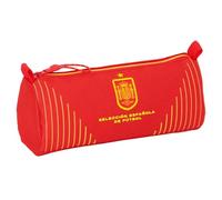 SELECCIÓN ESPAÑOLA DE FÚTBOL - Portatodo con cremallera y compartimiento, Estuche Infantil, Estuche Niño, Ideal para Niños en Edad Escolar, Cómodo y Versátil, Calidad y Resistencia, 21x7x8 cm