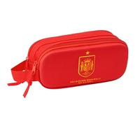 SELECCIÓN ESPAÑOLA DE FÚTBOL - Portatodo Doble 3D, Estuche Infantil, Estuche Niño, Ideal para Niños en Edad Escolar, Cómodo y Versátil, Calidad y Resistencia, 21x6x8 cm