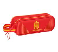 SELECCIÓN ESPAÑOLA DE FÚTBOL - Portatodo Doble Niño, Estuche Infantil, Estuche Niño, Ideal para Niños en Edad Escolar, Cómodo y Versátil, Calidad y Resistencia, 21x6x8 cm