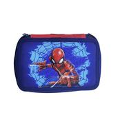 Selección Papelería Varzi Desde 1956 Estuche Completo 3 Zip Spiderman Azul, Rojo Azul
