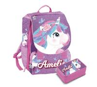 Selección papelería Varzi desde 1956 School Pack Mochila + Estuche Completo Amelie Escuela 2022-23