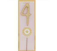 Selección Papelería Varzi Desde 1956 Velas Números Cumpleaños Chispas Oro