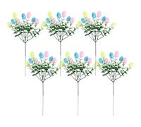 Selecciones De Huevos De Pascua | Ramas Decorativas - Ramita Rústica Artificial, Tallos Florales Coloridos Para El Hogar, , Sala De Estar | Decoración Artesanal De Relleno De Jarrón Para Chimene