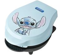 Select Brands Disney Lilo & Stitch - Mini waflera de 4 pulgadas, bonito aparato para gofres individuales, cuenta con placas antiadherentes de cerámica y pies antideslizantes, para hacer gofres de