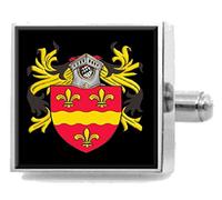 Select Gifts Hicks England Family Crest, apellido, corbata con clip grabado en bolsa, N / A