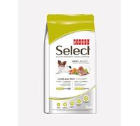 Select Mini Adult Cordero y arroz 8kg. Alimento Completo para Perros Adultos de Raza pequeña. Mejora la Piel y Pelo. Alta digestibilidad.