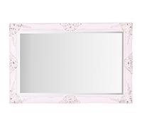 Select Mirrors Haywood - Espejo rectangular grande de pared, sala de estar, decoración del hogar (blanco vintage, 60 cm x 90 cm)