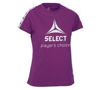 Select T-Shirt Ultimate - Camiseta de Balonmano para Mujer, Color Morado, Talla S