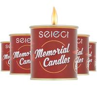 Select Yahrzeit - Velas conmemorativas de 24 horas, velas de lata (paquete de 5), velas de Yom Kippur, velas de emergencia, perfectas para apagones, tormentas y cortes de energía