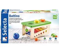 Selecta 62017 battino, klopfbank de Madera, 22 cm