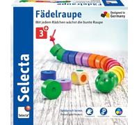 Selecta 63005 - Juego de Oruga para enhebrar (3 años a 6 años), Multicolor