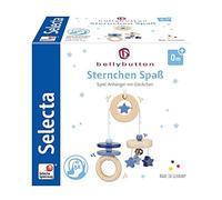 Selecta 64015 - Figura Decorativa de Estrella (15,5 cm), diseño de Flores, Color Azul