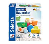Selecta- Klettini, granja, juguete apilable, 7 piezas, Color bauernhof (Schmidt Spiele GmbH 62076)