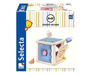 Selecta Steiff 64308 - Caja organizadora de Madera, 15 cm, Multicolor