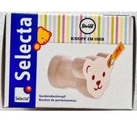 Selecta Steiff Oso Botón Perchero Juguete Infantil Juguete De Madera 64311