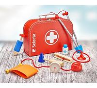 Selecta-Maletín de médico con Ruedas, Color, 25 x 18 cm (Schmidt Spiele GmbH 62058)