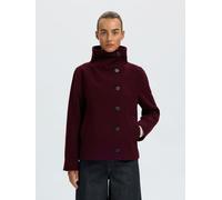 SELECTED Abrigo de entretiempo merlot XS EUR