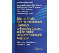 Selected Articles from the International Conference on Emerging Concepts and Research in Integrated Sustainable Adaptation: ECRISA 2026, 29-30 ... Lanka (Proceedings in Technology Transfer)