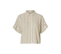 SELECTED Blusa 'SLFViva' ecru / negro M ecru / negro