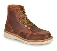 Selected Botines SLHTEO NEW LEATHER MOC-TOE BOOT in Marrón 41