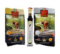 Selected by PARMAshop - Bundle - Parmigiano Reggiano DOP Vacche Rosse 24 meses + 40 meses (1 kg cada uno) + Condimento Balsámico Gocce d'Oro