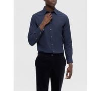 Selected Camisa de hombre de algodón organico. Azul S