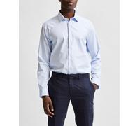 SELECTED HOMME Camiseta para Hombre Slhslimethan LS Classic B Noos, Azul Claro, M