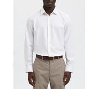 SELECTED FEMME Slhslimclark Camiseta LS Noos, Blanco Brillante, S